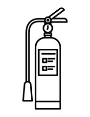 Isolated extinguisher icon vector design