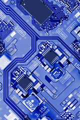 Electronic circuit board part of electronic machine component concept technology of computer...