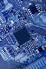 Electronic circuit board part of electronic machine component concept technology of computer circuit hardware	
