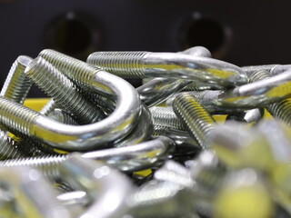 Metal U - bolts. © Roman