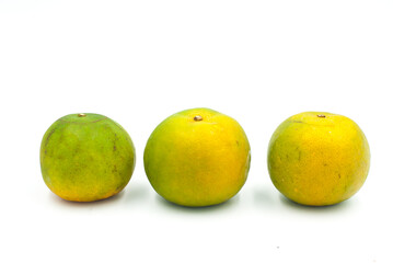 orange on a white background