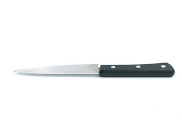 A knife on a white background
