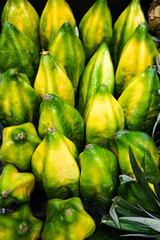 fresh green babacas from south america