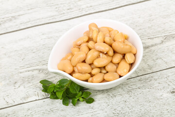 Baked white bean