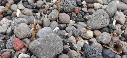 pebbles on the beach