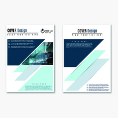 vector cover for a business magazine or brochure