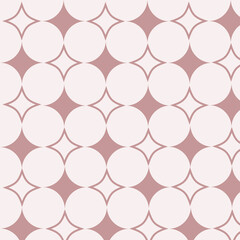 seamless pattern with pink circles