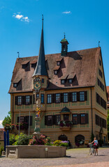 Obraz premium Rathaus von Bietigheim- Bissingen, Deutschland