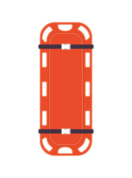 Isolated orange stretcher vector design