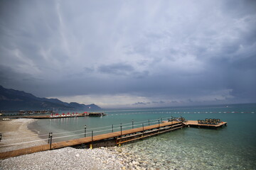 Obraz premium pier in the sea