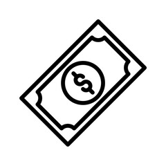 dollar outline Icon