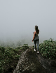 girl in the mountains