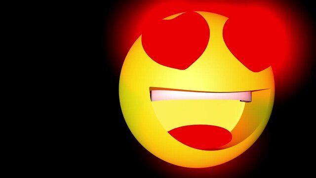 Emoji Enamorado 3d animado