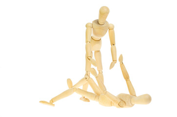 Two artists mannikins