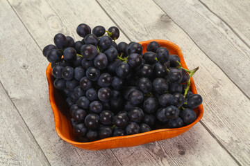 Fresh ripe sweet red grape
