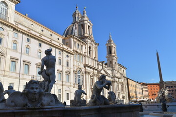 Naklejka na ściany i meble Roma Piazza Navona