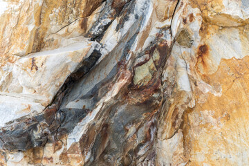 texture pattern on yellow marble abstraction