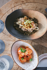 Calamari and Shrimp Dish