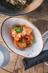 Calamari and Shrimp Dish