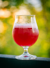 Delicious homebrewed beer, diffferent styles and rich taste