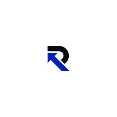 R logo house vector symbol