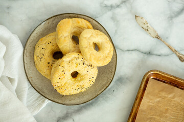 Homemade Sesame Seed Bagels
