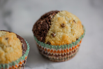 Chocolate Vanilla Cupcakes