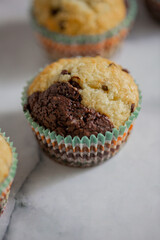 Chocolate Vanilla Cupcakes