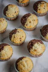 Chocolate Vanilla Cupcakes