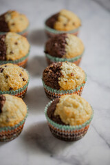 Chocolate Vanilla Cupcakes
