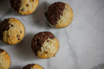 Chocolate Vanilla Cupcakes