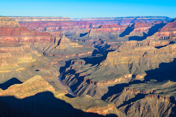 Fototapeta na wymiar A beautiful view of Grand Canyon National Park from Pima Point - Arizona/USA