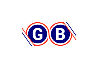 Initial Monogram Letter GB Logo Design Vector Template. GB Letter Logo Design 
