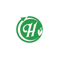 The initial H logo is simple and classic
