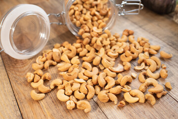 Delicious Cashew. Healthy and nutritious food