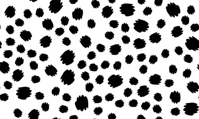 Leopard print. Animal skin pattern. Seamless design pattern.
