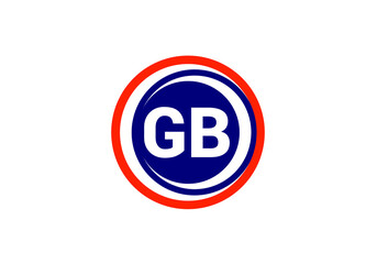 Initial Monogram Letter GB Logo Design Vector Template. GB Letter Logo Design 
