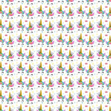 Colorful decorative pattern on a white background - perfect for a background or wallpaper