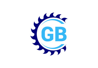 Initial Monogram Letter GB Logo Design Vector Template. GB Letter Logo Design 
