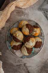 Chocolate Vanilla Cupcakes