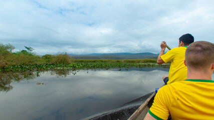 Marimbus rowing trek hiking tour andaraí chapada diamantina national parl bahia brazil