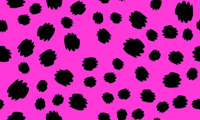 Leopard print. Animal skin pattern. Seamless design pattern.