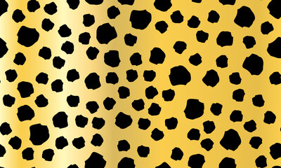 Leopard print. Animal skin pattern. Seamless design pattern.