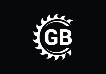 Initial Monogram Letter GB Logo Design Vector Template. GB Letter Logo Design 
