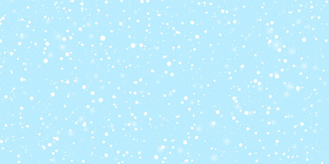 Snow Background. Winter sky. Vector.