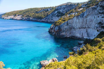 Fototapeta premium Blue caves on Zakynthos island - Greece