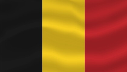 Flag of Belgium temporarily background template.