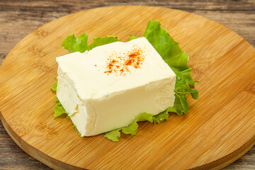 Greek traditional soft feta cheese