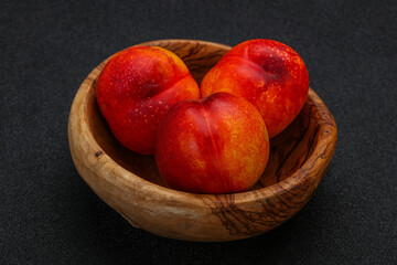 Ripe sweet tasty Nectarine fruit