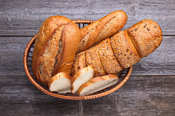 bread in the basket